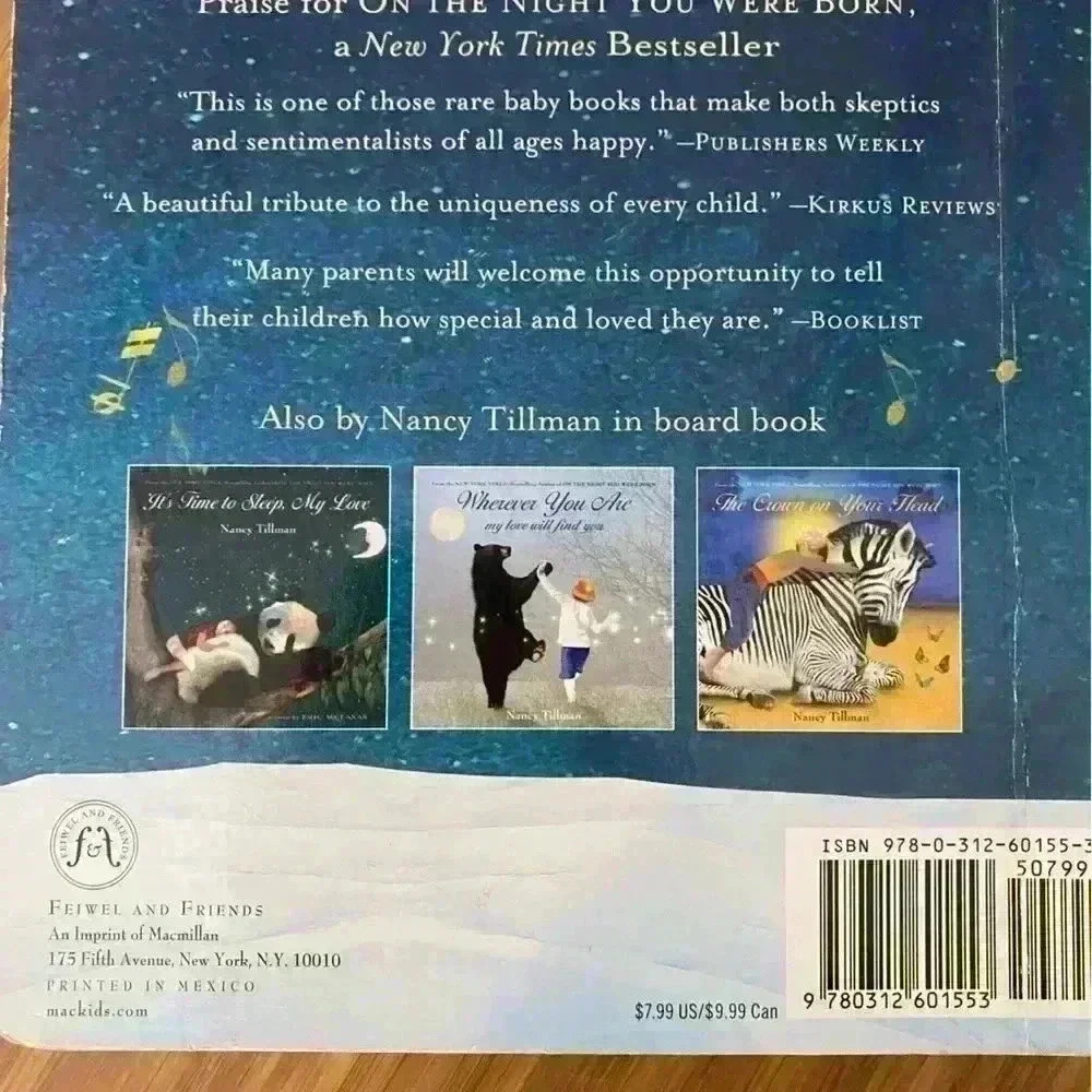 On the night you were born board book - Picture 2 of 2
